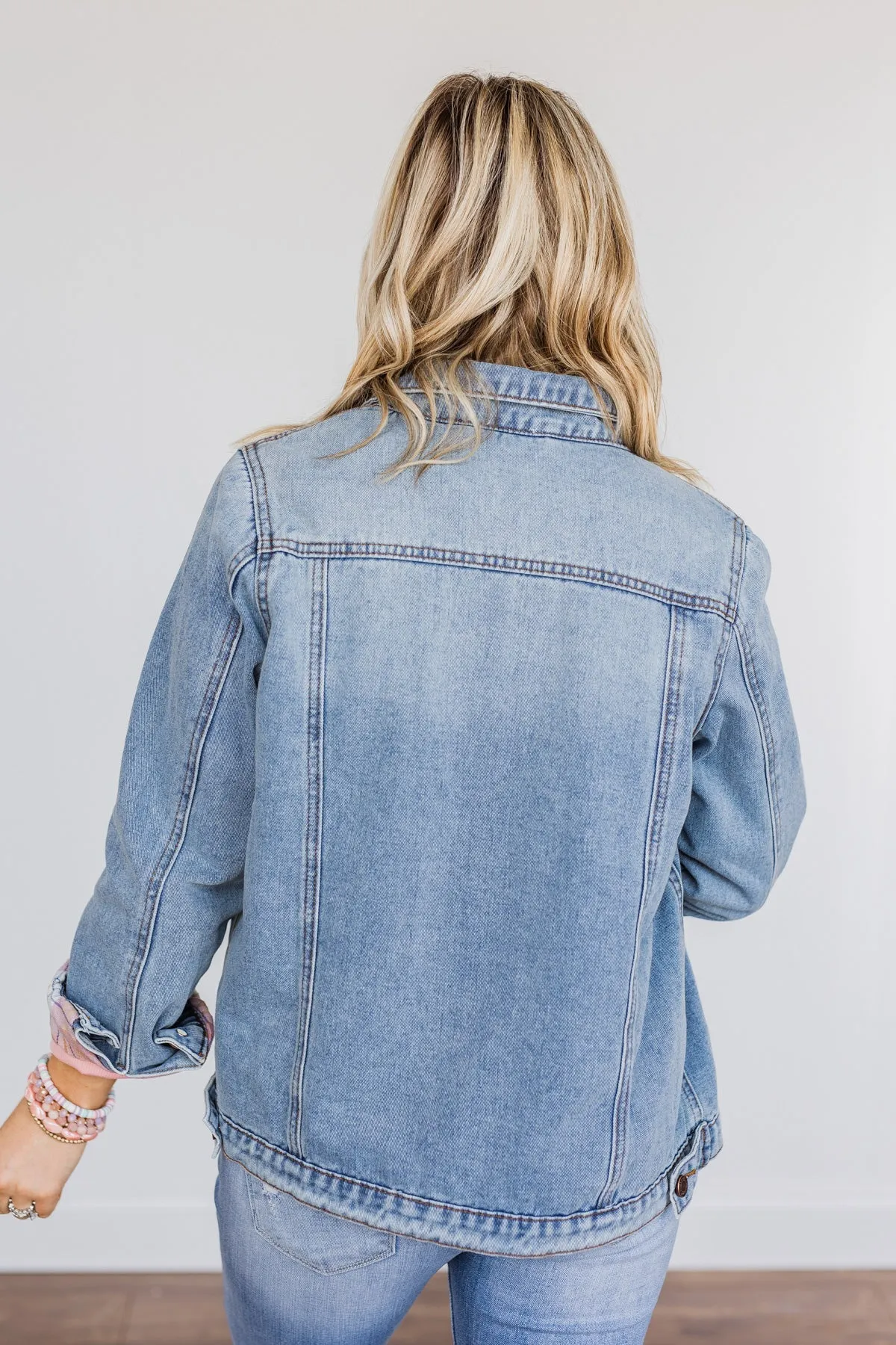 Loving Everyday Pulse Exclusive Denim Jacket- Medium Wash