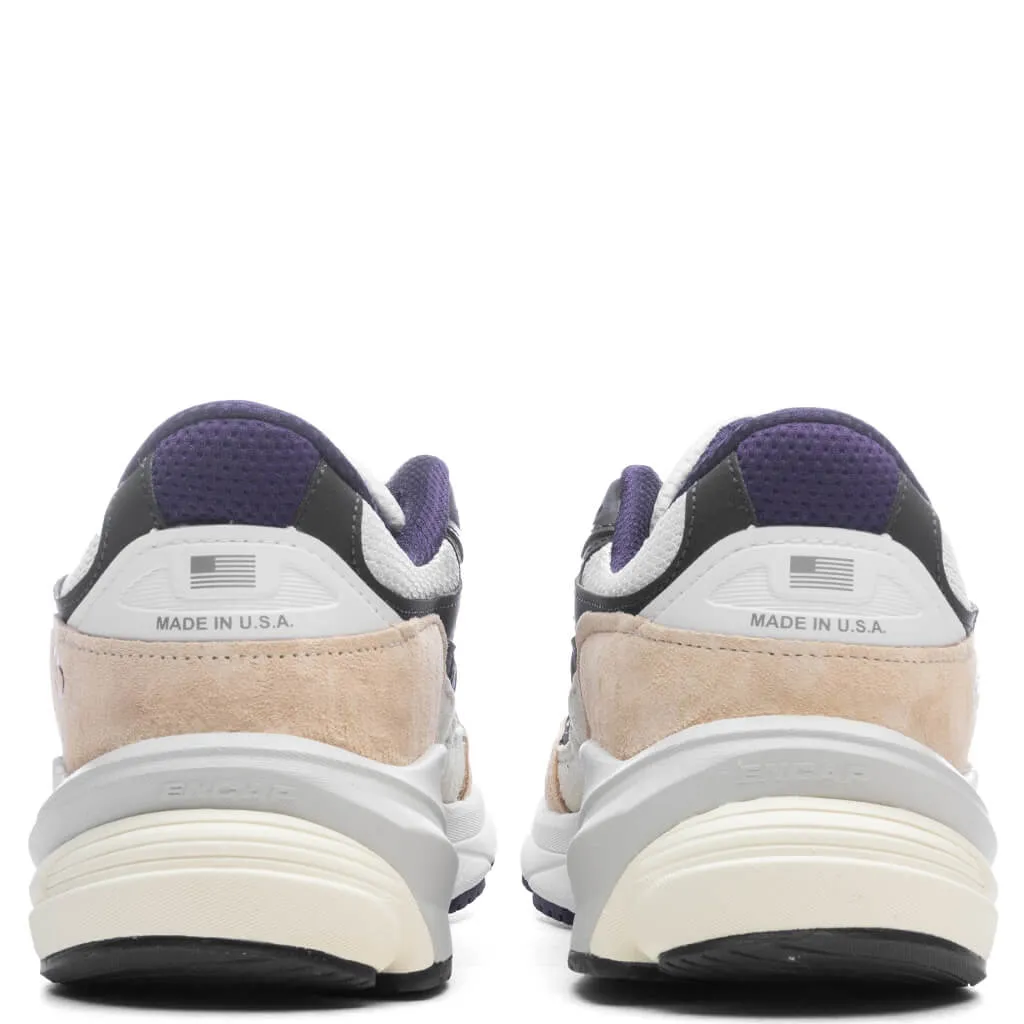 Made in USA 990v6 - White/Black Plum/Phantom