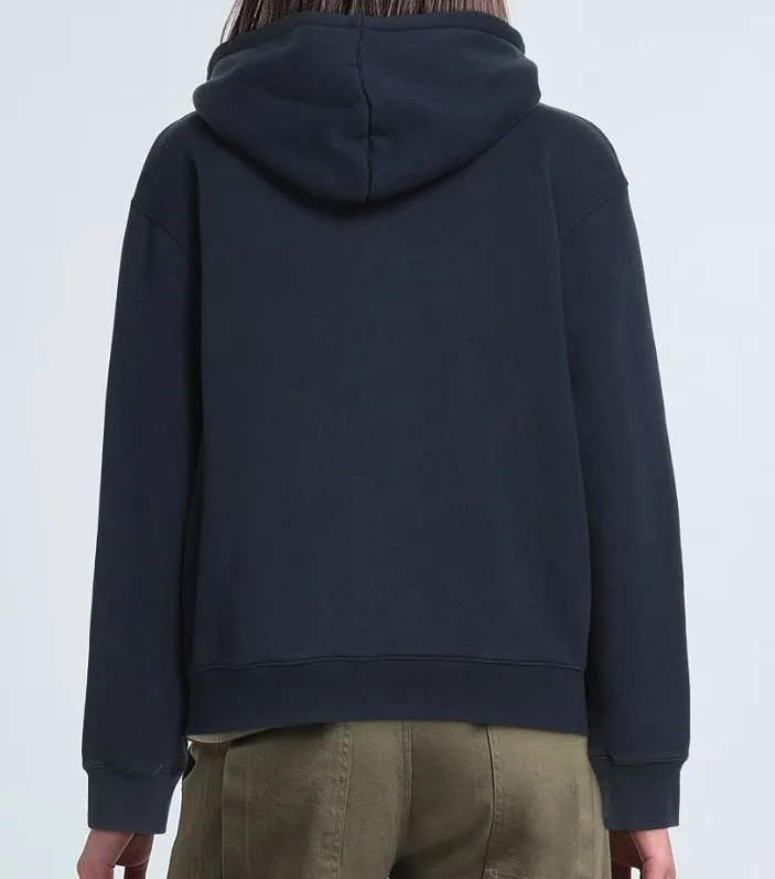 MAISON KITSUNE  |Long Sleeves Plain Logo Hoodies & Sweatshirts