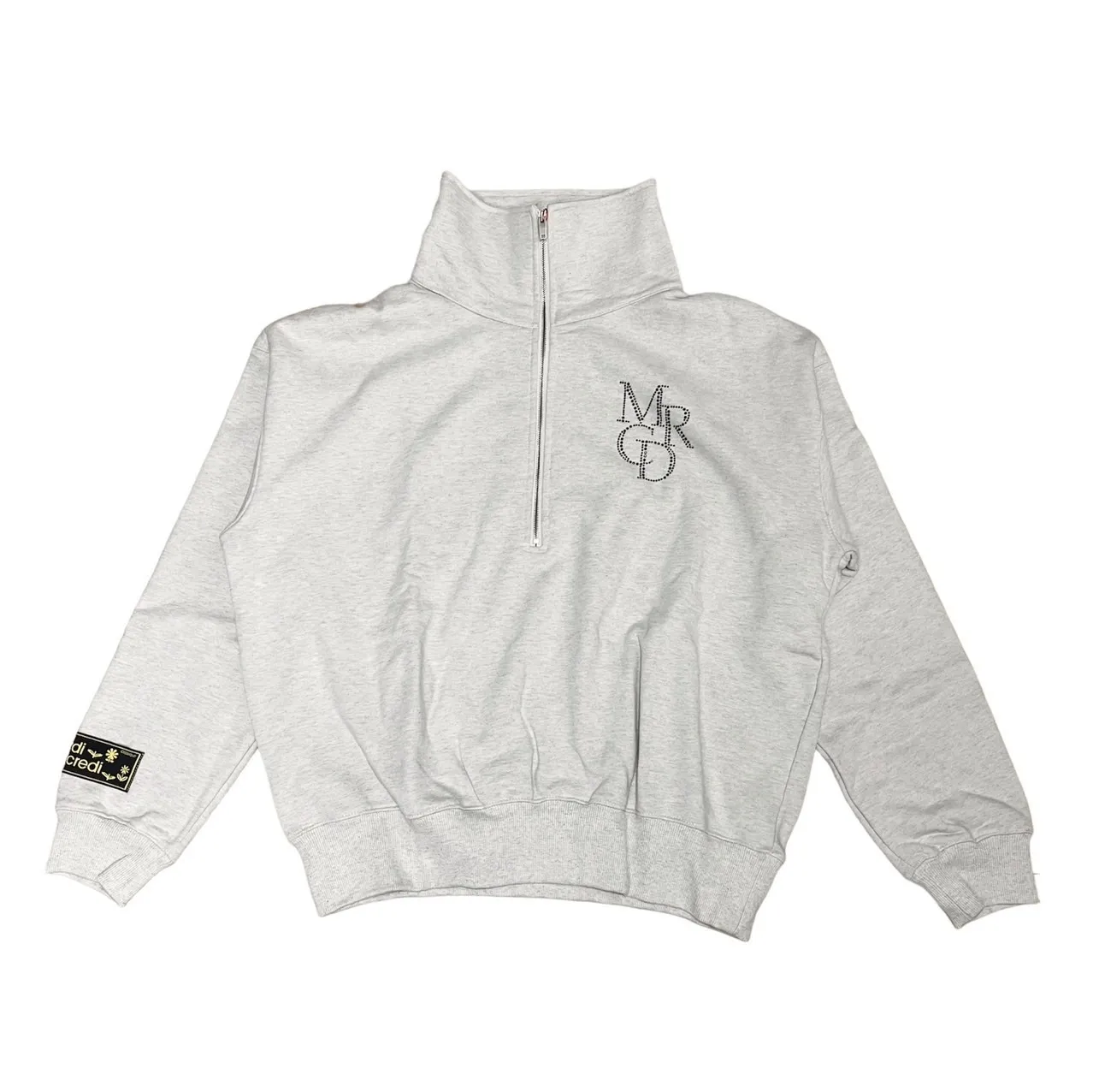 Mardi Mercredi  |Long Sleeves Cotton Logo Metallic Hoodies & Sweatshirts