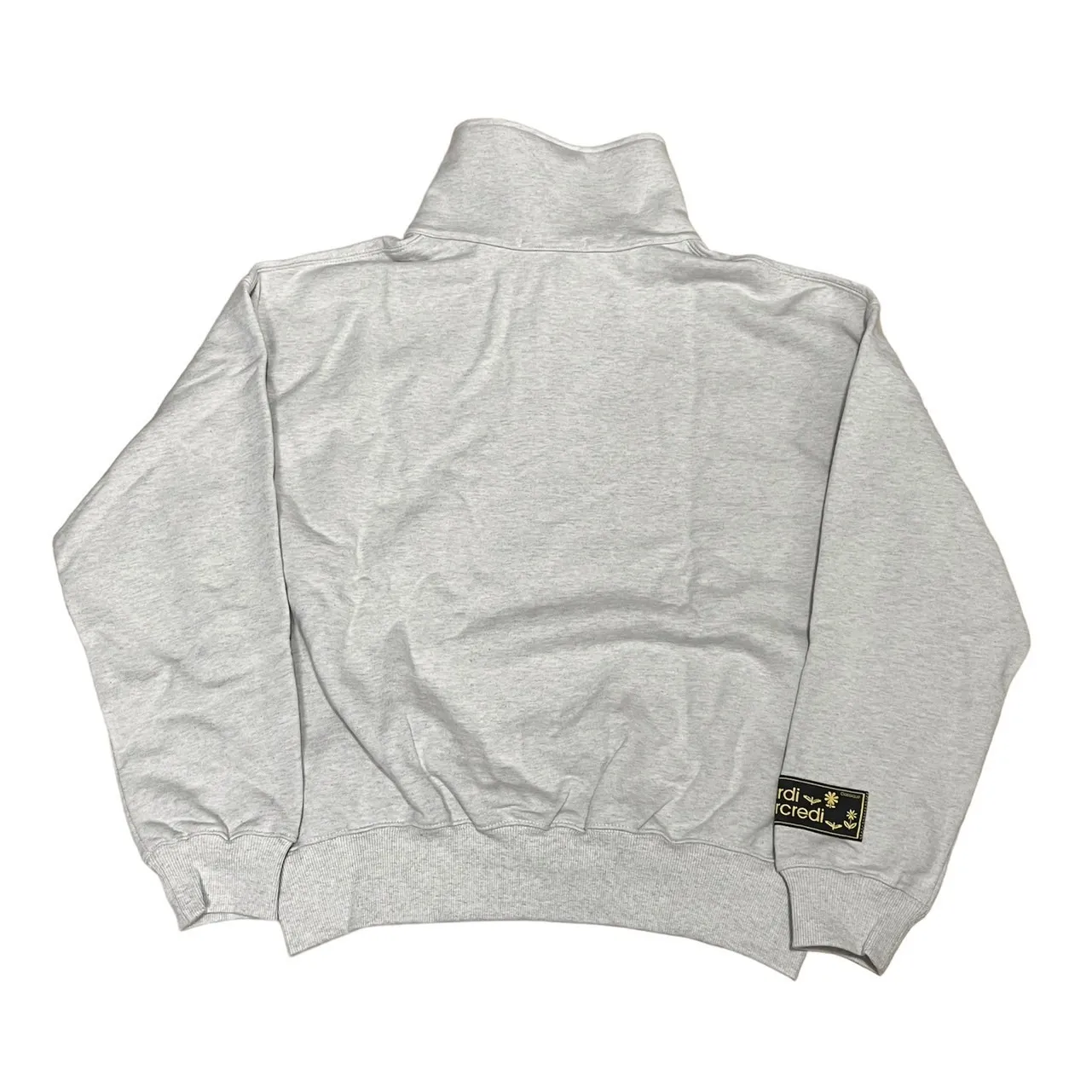 Mardi Mercredi  |Long Sleeves Cotton Logo Metallic Hoodies & Sweatshirts