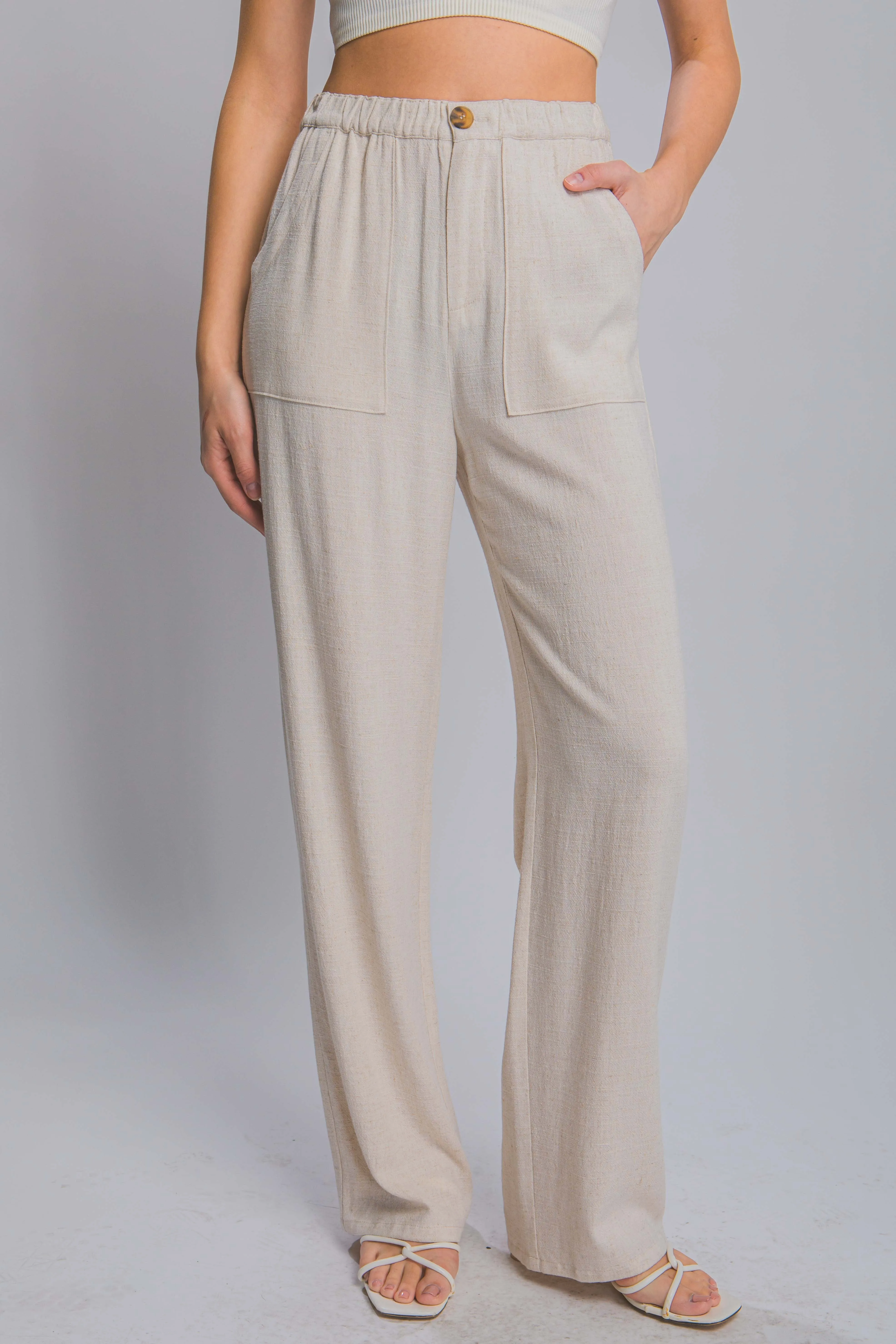 MJ Linen Pocket Pants - 2 Colors