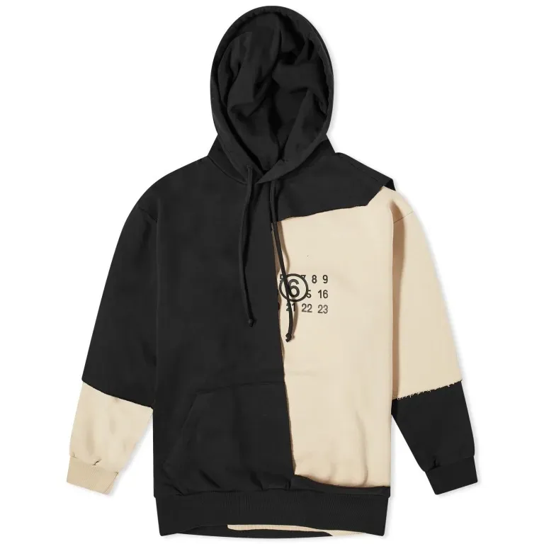 MM6 Maison Margiela  |Long Sleeves Plain Cotton Logo Hoodies & Sweatshirts