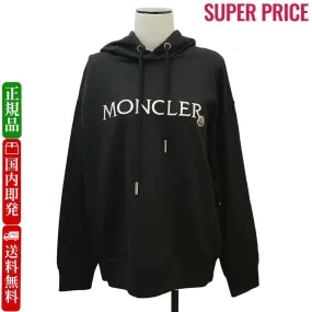 MONCLER  |Long Sleeves Cotton Logo Hoodies & Sweatshirts