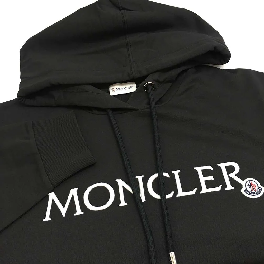 MONCLER  |Long Sleeves Cotton Logo Hoodies & Sweatshirts