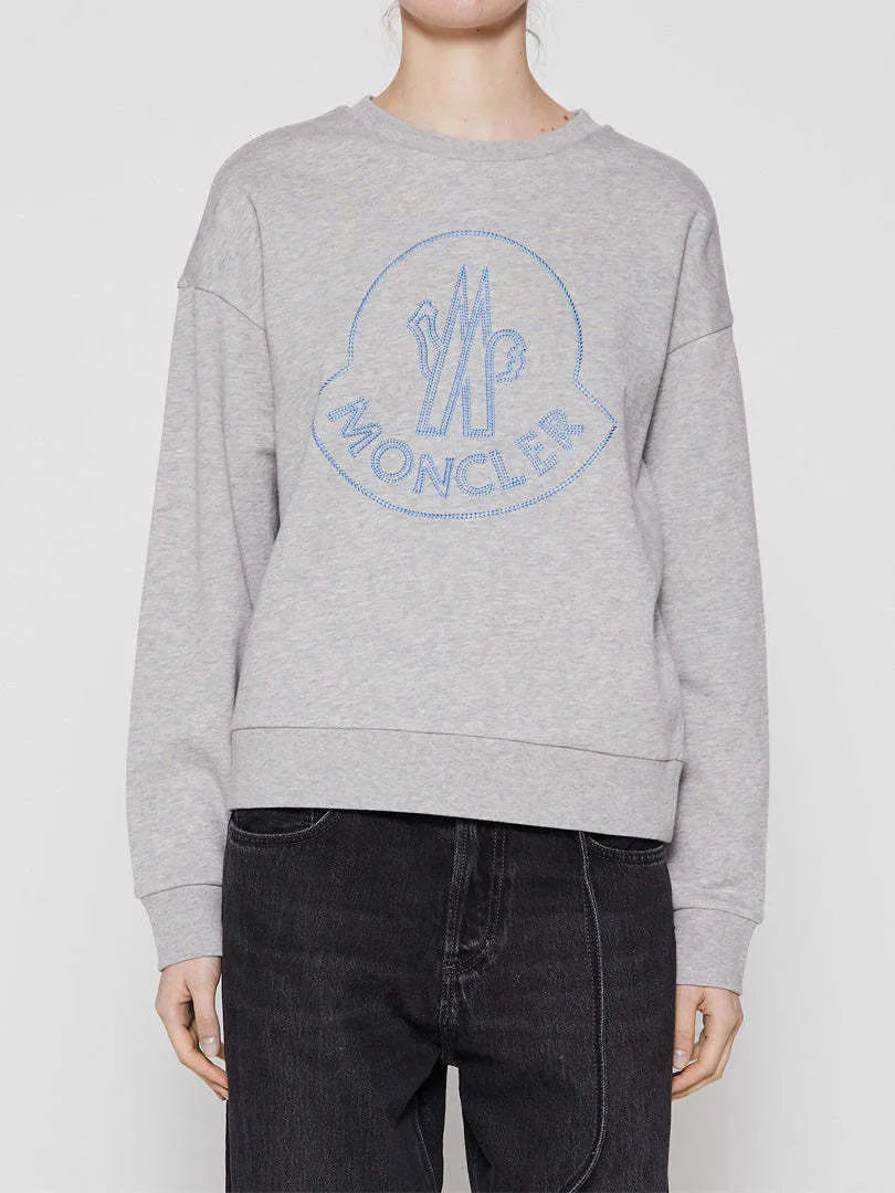 MONCLER  |Long Sleeves Plain Cotton Logo FX Advantage / Exclusive