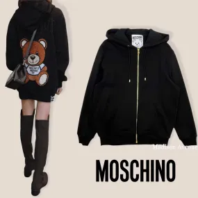 Moschino  |Street Style Logo Hoodies & Sweatshirts