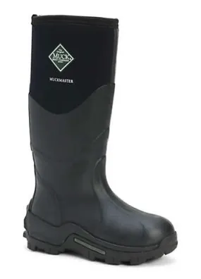 Muck Boots Black Muckmaster Hi Wellington Boots | Kaleidoscope