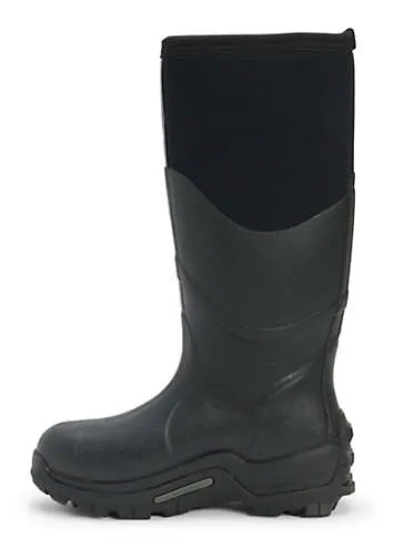 Muck Boots Black Muckmaster Hi Wellington Boots | Kaleidoscope