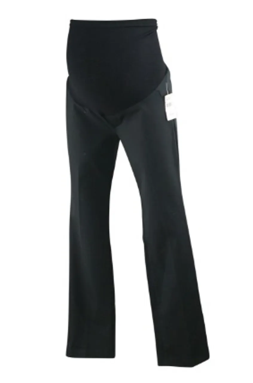 *New* Black A Pea in the Pod Maternity Boot Cut "Khaki" Full Panel Maternity Pants (Size X-Small)