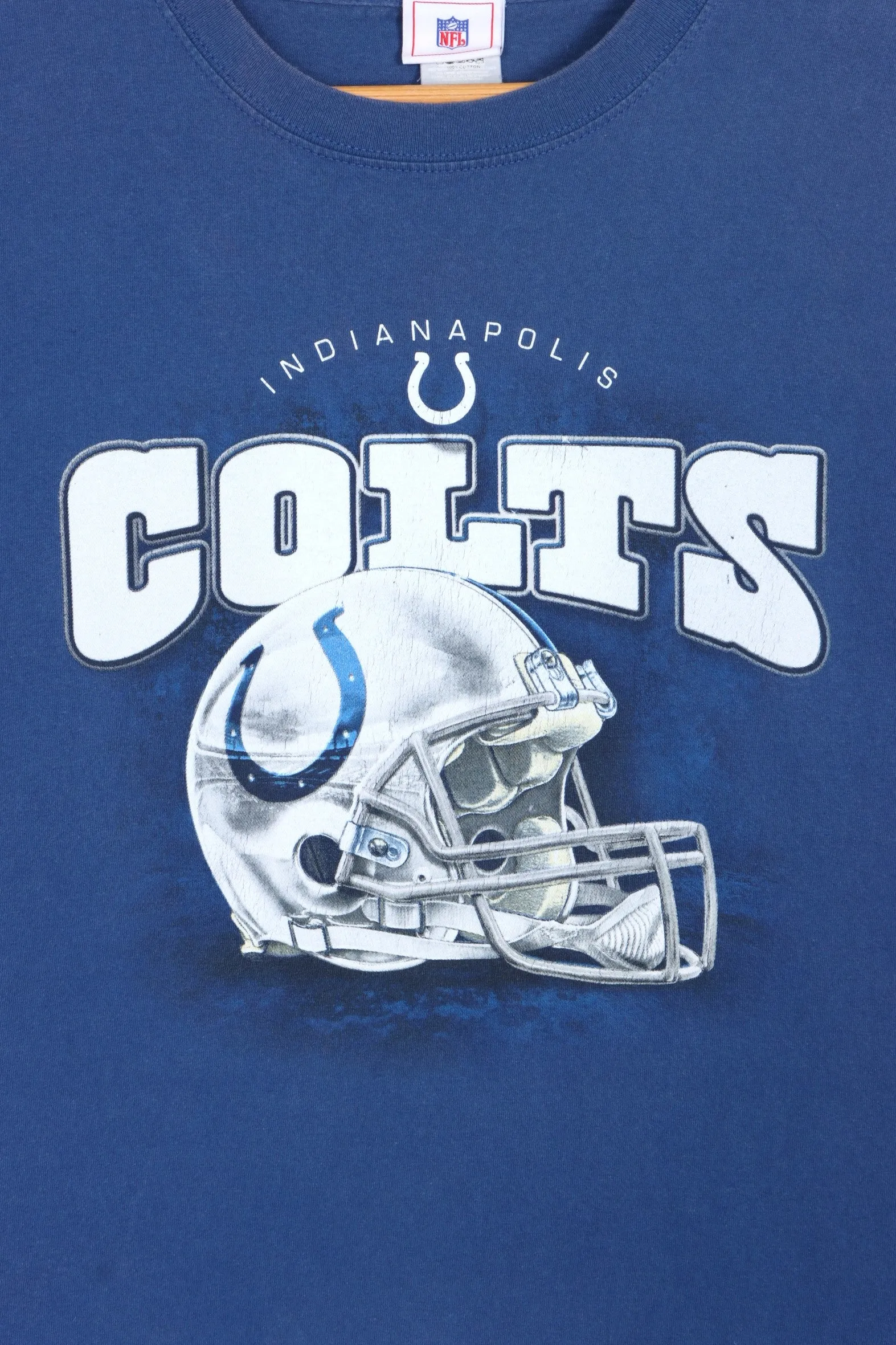 NFL Indianapolis Colts Big Helmet T-Shirt (L)