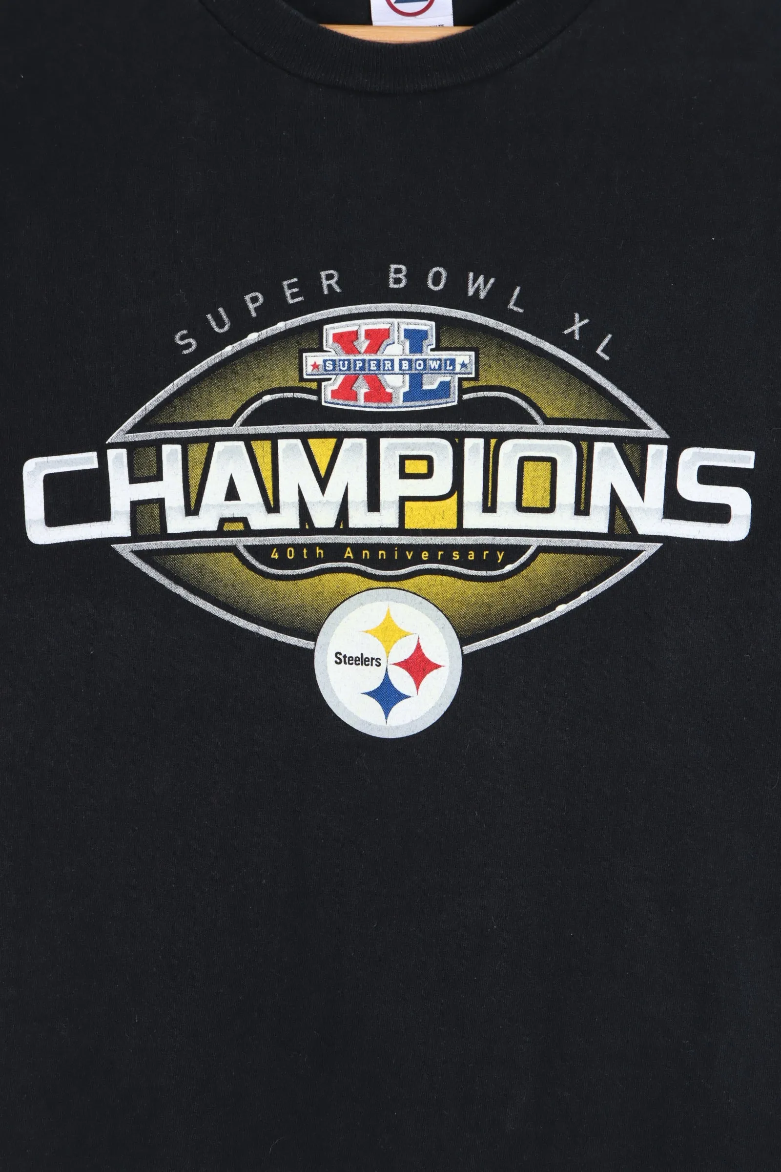 NFL Super Bowl Champions Pittsburgh Steelers Team Front Back Tee (L)