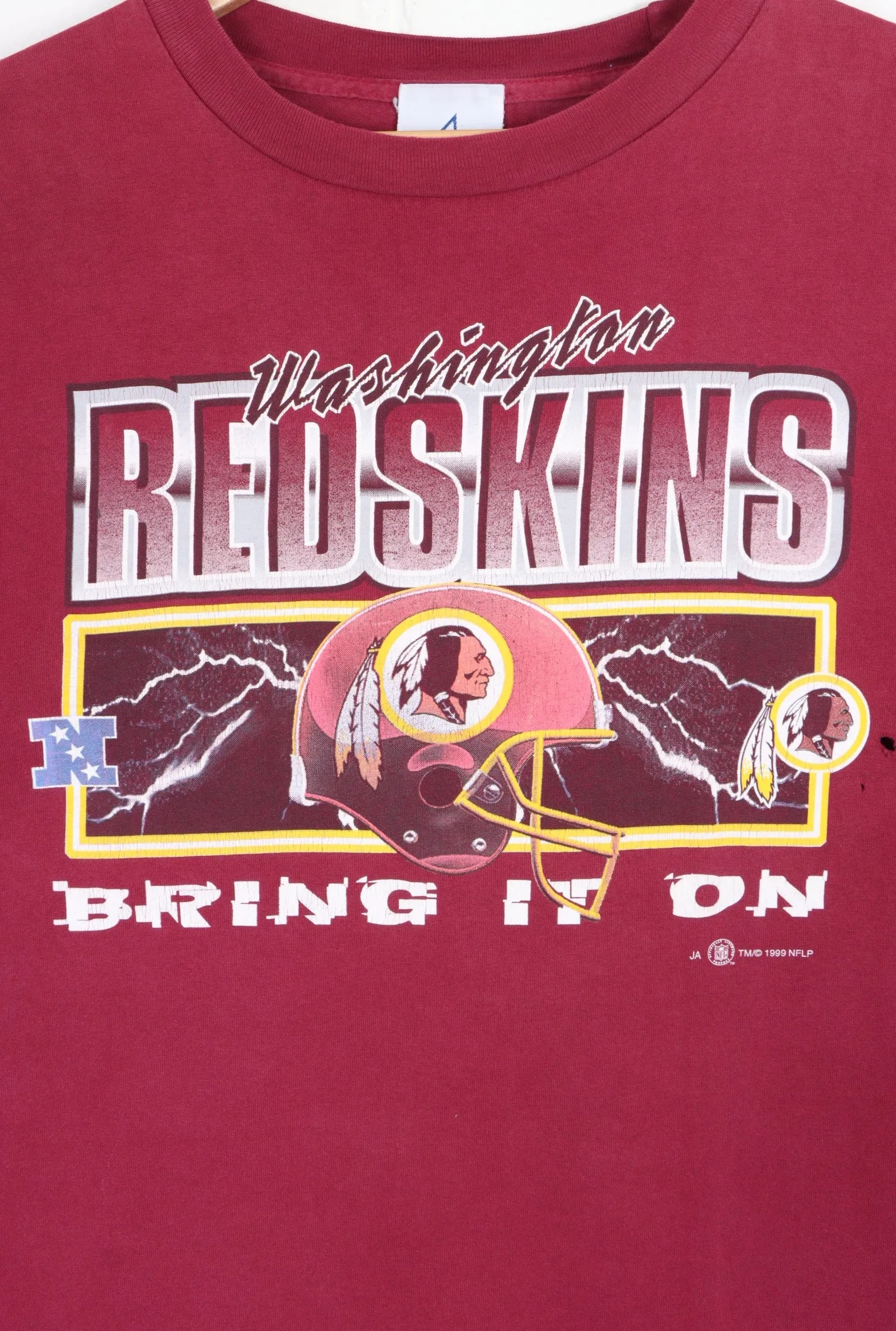 NFL Washington Redskins 1999 Bring It On T-Shirt (L)