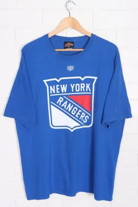 NHL New York Rangers Big Logo T-Shirt Canada Made (XL)