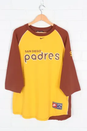 NIKE Centre Swoosh San Diego Padres MLB Baseball Tee (XL)