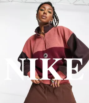 Nike  |Long Sleeves Shearling Logo Hoodies & Sweatshirts