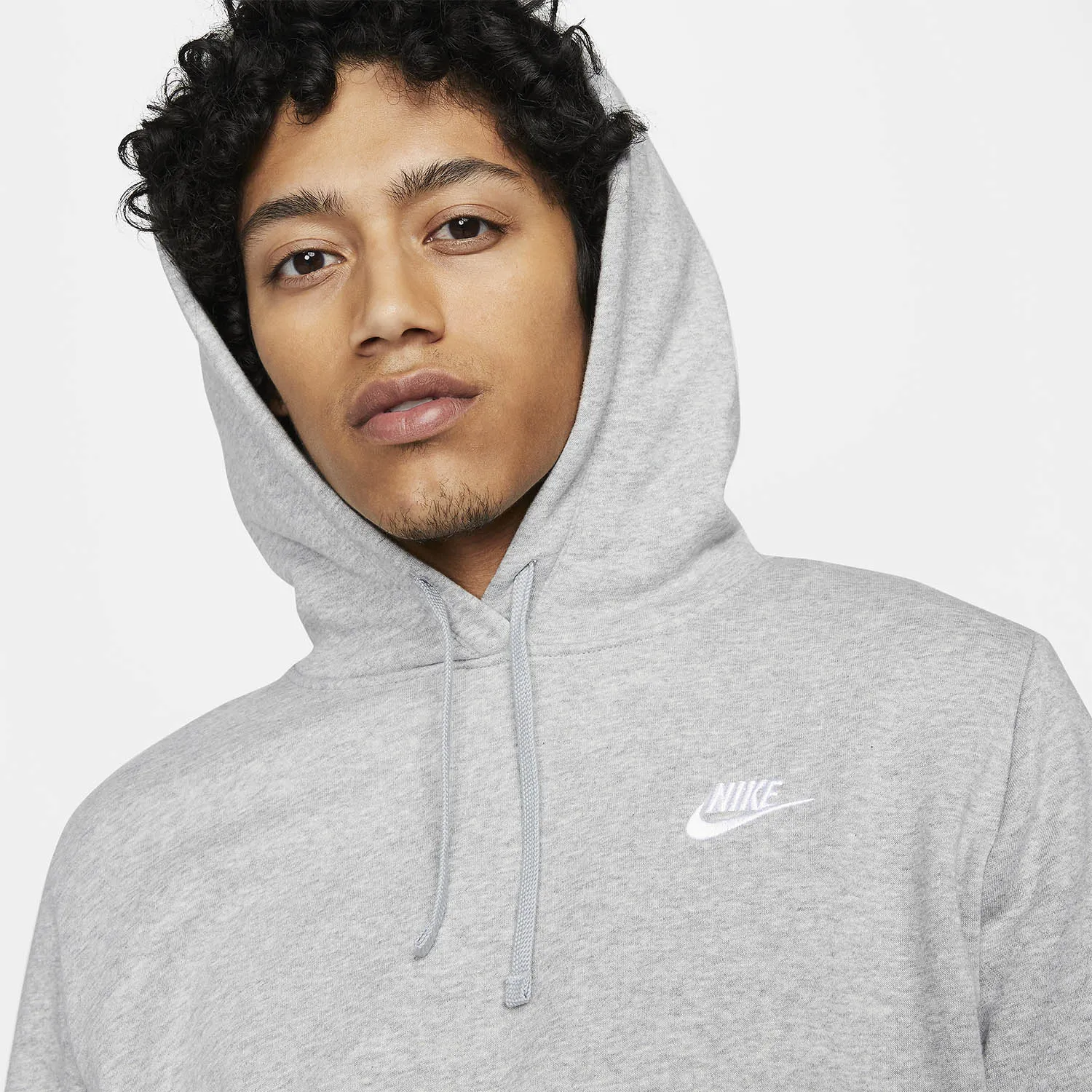 Nike Sportswear Club Felpa  Dark Grey Heather/White