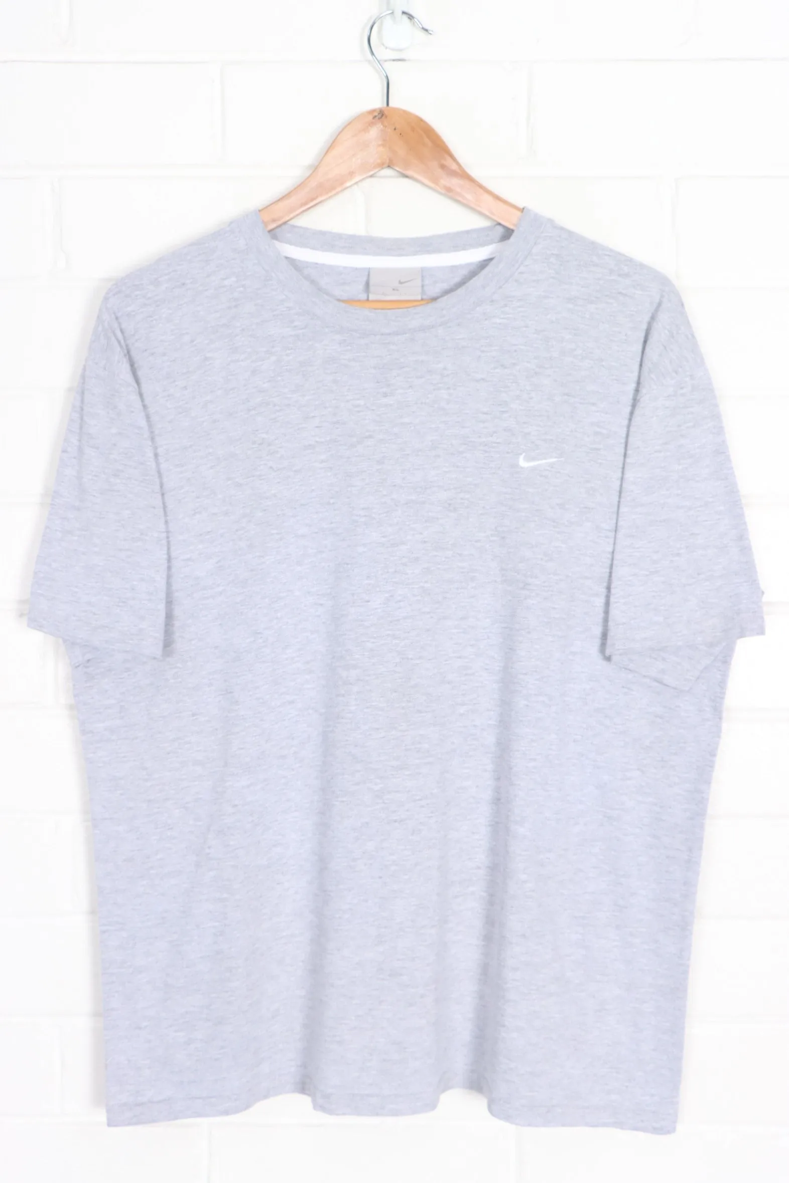 NIKE Swoosh Logo Casual Boxy T-Shirt (L)