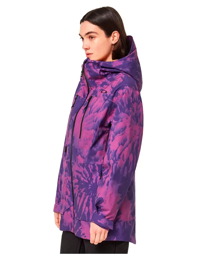 Oakley Juno Shell Snow Jacket - Purple Mountain Td Print