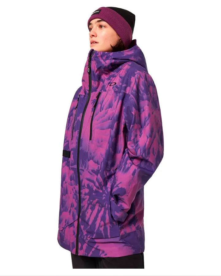 Oakley Juno Shell Snow Jacket - Purple Mountain Td Print