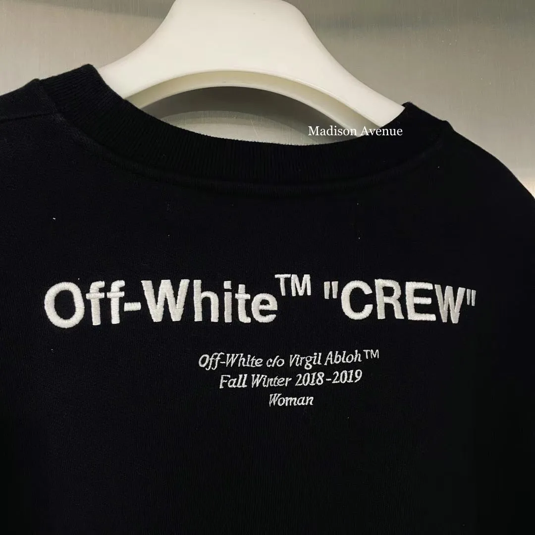 Off-White  |Street Style Logo Hoodies & Sweatshirts