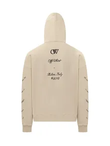 Off-White  |Street Style Logo Hoodies