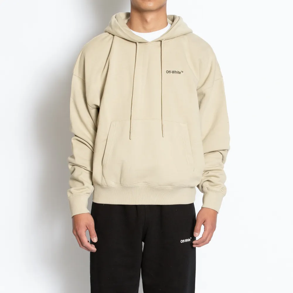 Off-White  |Street Style Plain Cotton Logo Hoodies