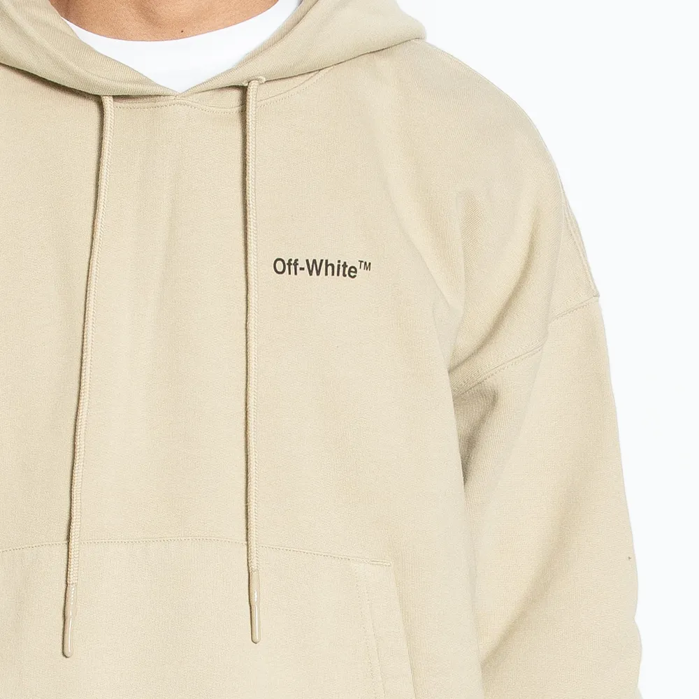 Off-White  |Street Style Plain Cotton Logo Hoodies