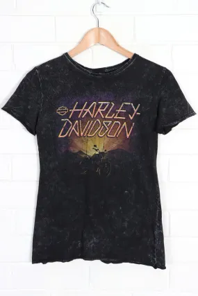 Orange County HARLEY DAVIDSON Sunset Bike Tee (Women's XS)