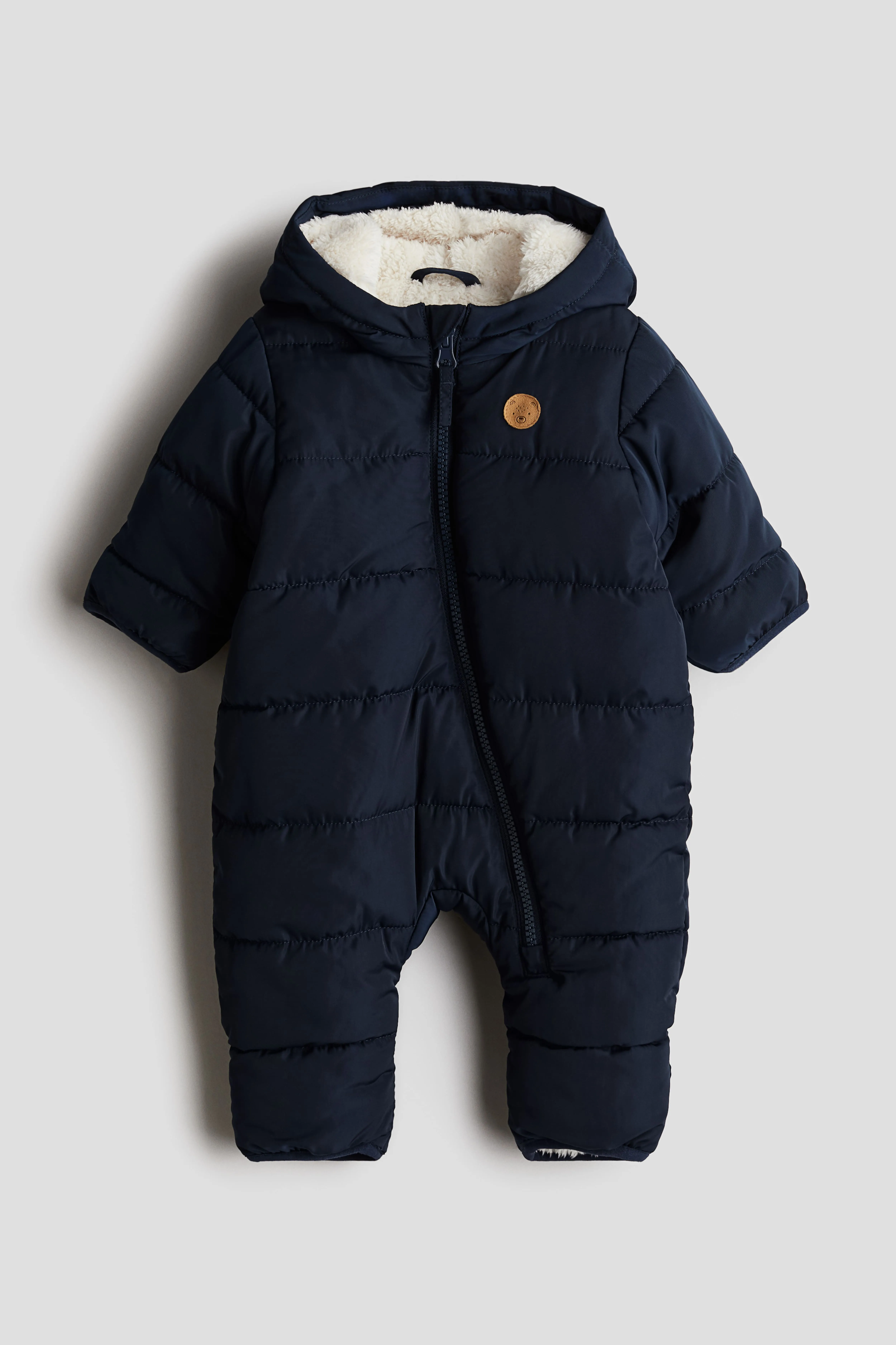 Padded all-in-one suit - Long sleeve - Long - Navy blue - Kids | H&M GB