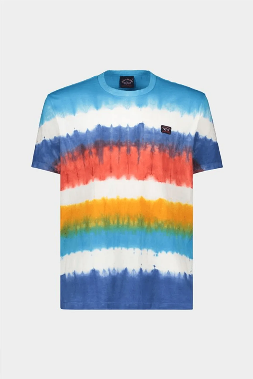 Paul & Shark - T-shirt de coton rayé Tie & Dye