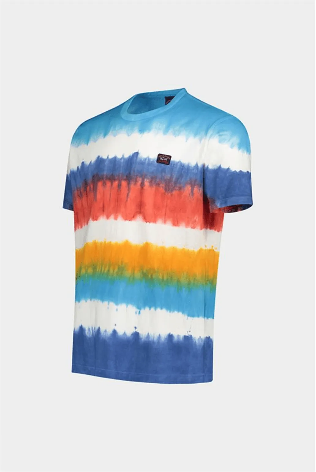 Paul & Shark - T-shirt de coton rayé Tie & Dye