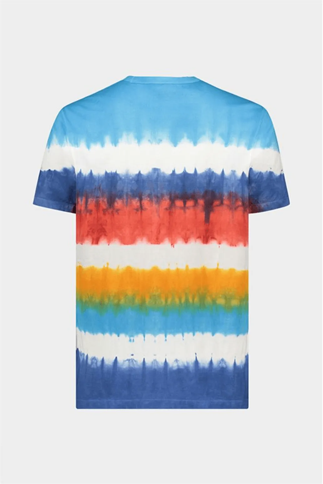 Paul & Shark - T-shirt de coton rayé Tie & Dye