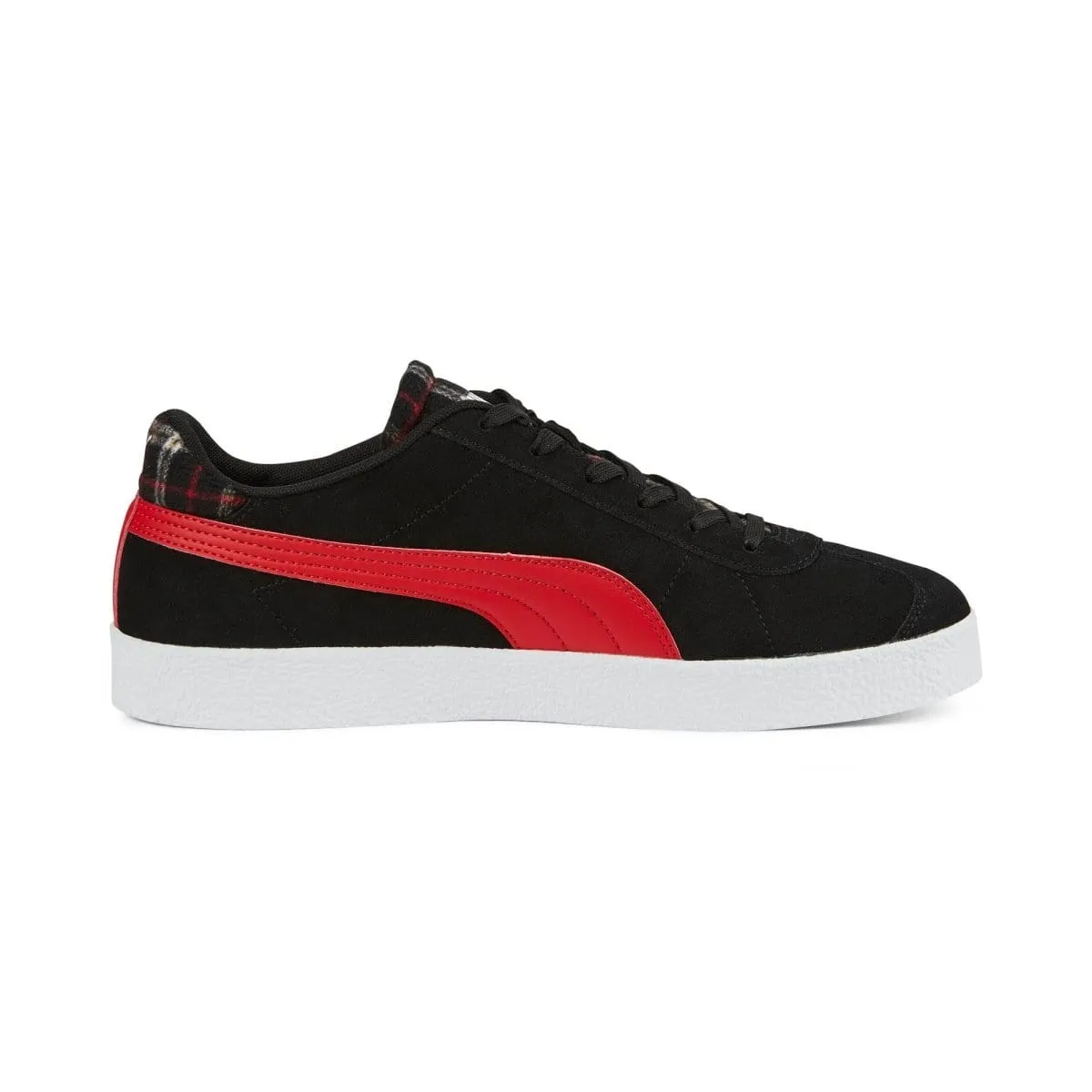 PUMA MEN'S CLUB BLACK/RED SHOE