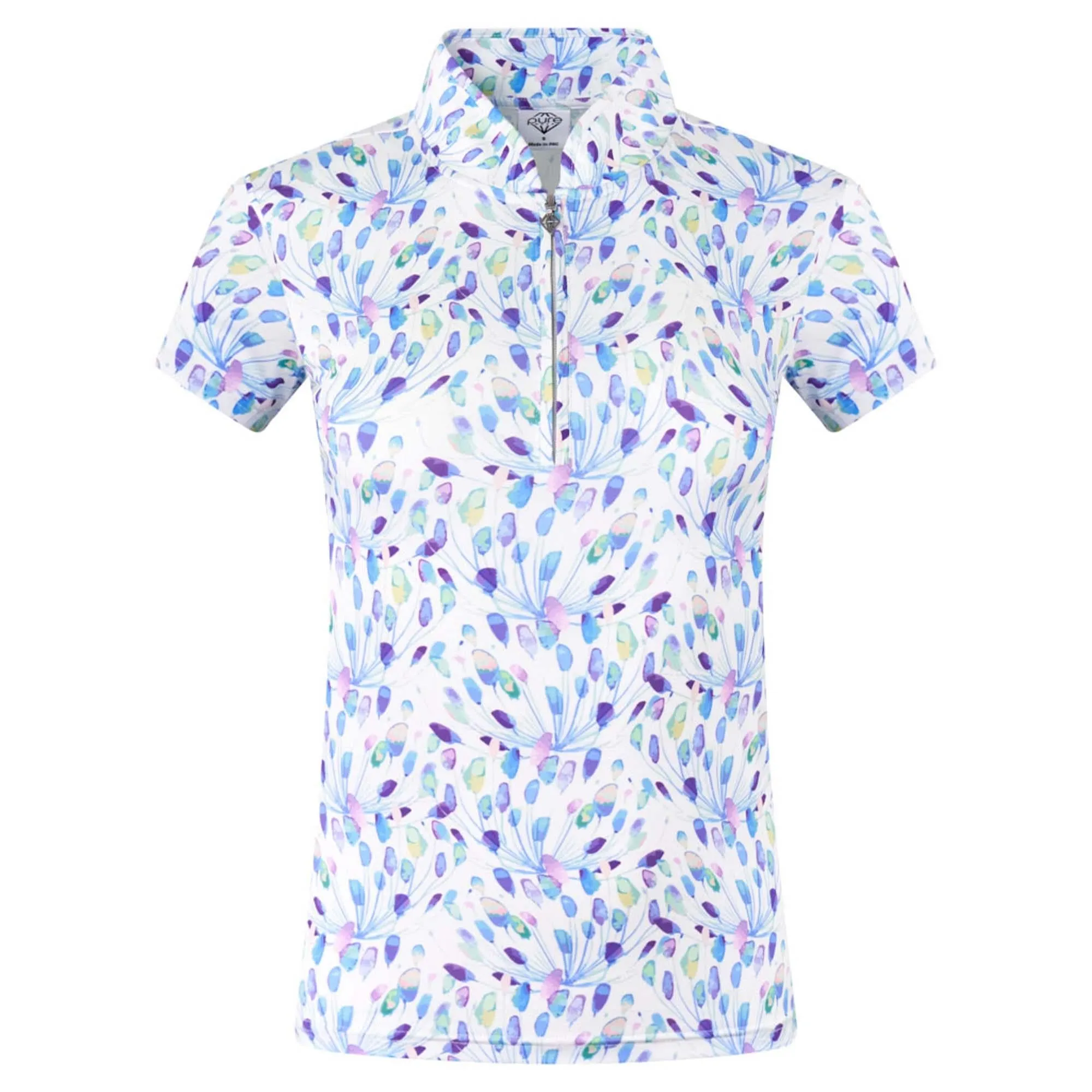 Pure Golf Ellen Ladies Golf Polo Shirt Opal Wish