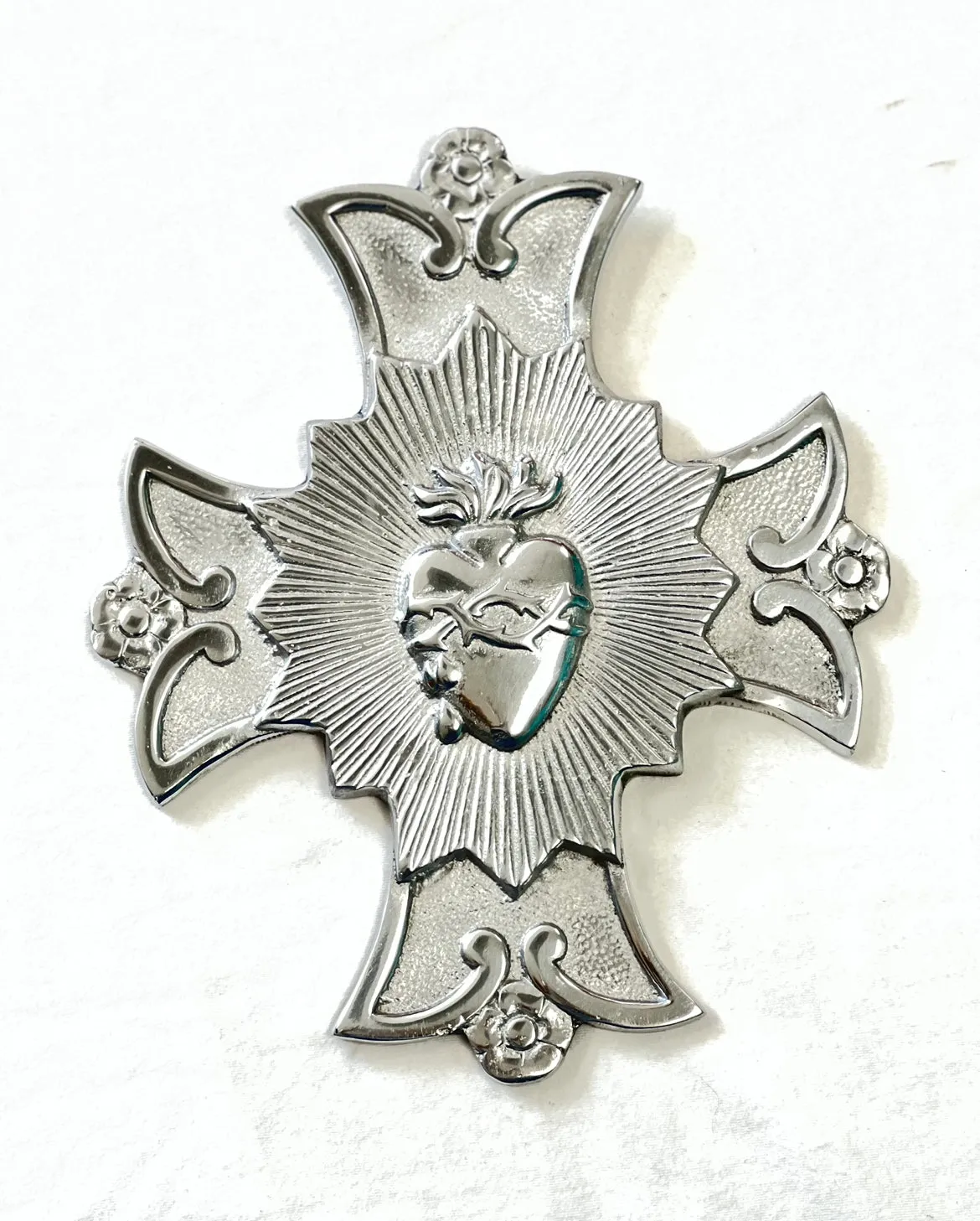 Radiating Sacred Heart Cross