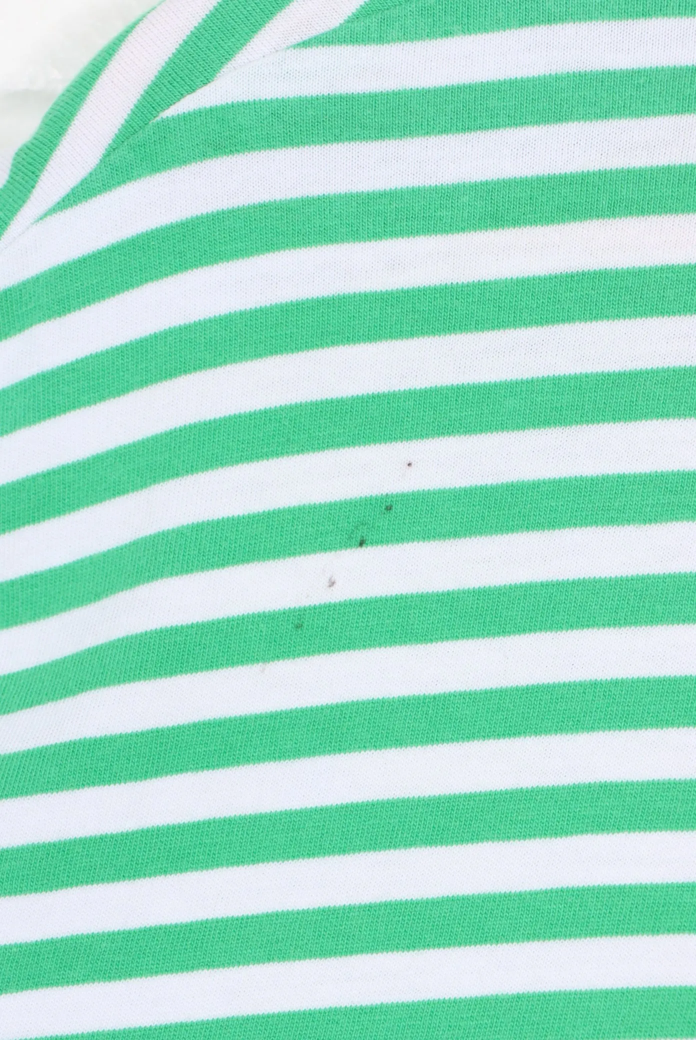 RALPH LAUREN POLO Green Striped Single Stitch T-Shirt (L)