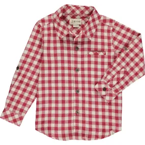 Red Plaid L/S Shirt