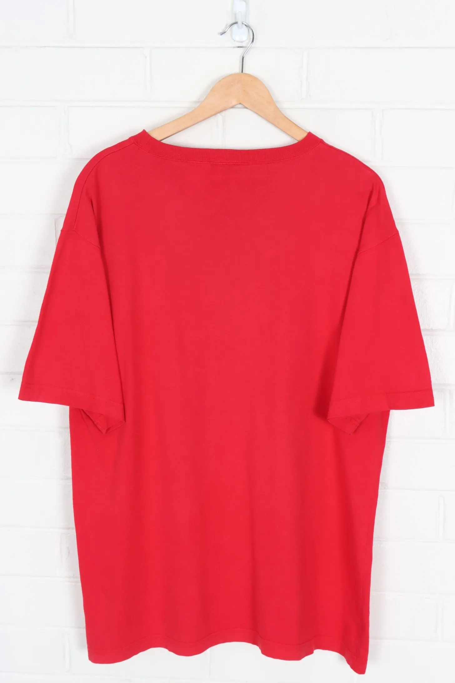 REEBOK Embroidered Red Classic Tee (XL)