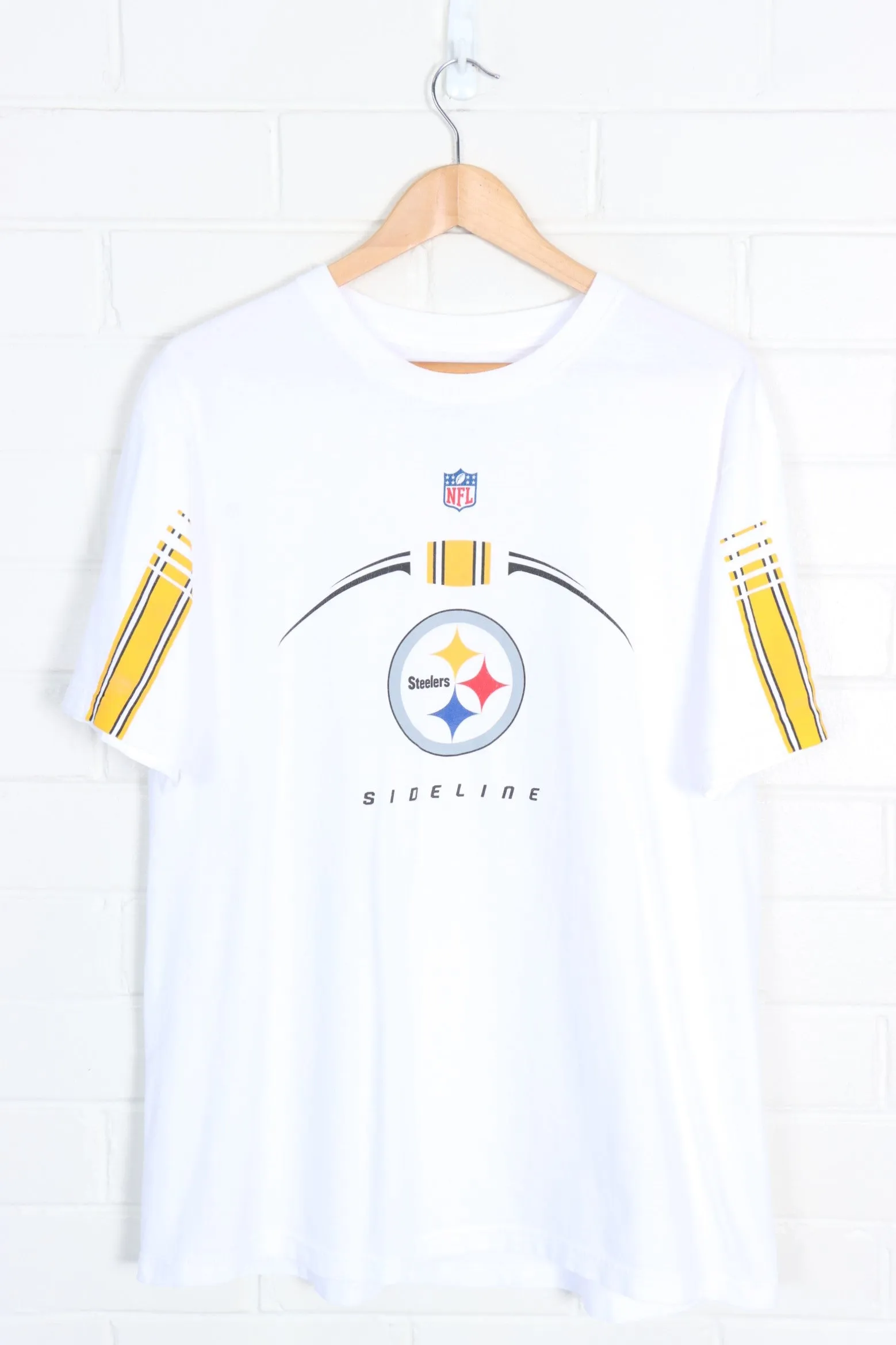 REEBOK Pittsburgh Steelers Sideline NFL Football Tee (L)