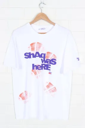 REEBOK 'Shaq Was Here' Basketball Orange & Purple Tee (M-L)