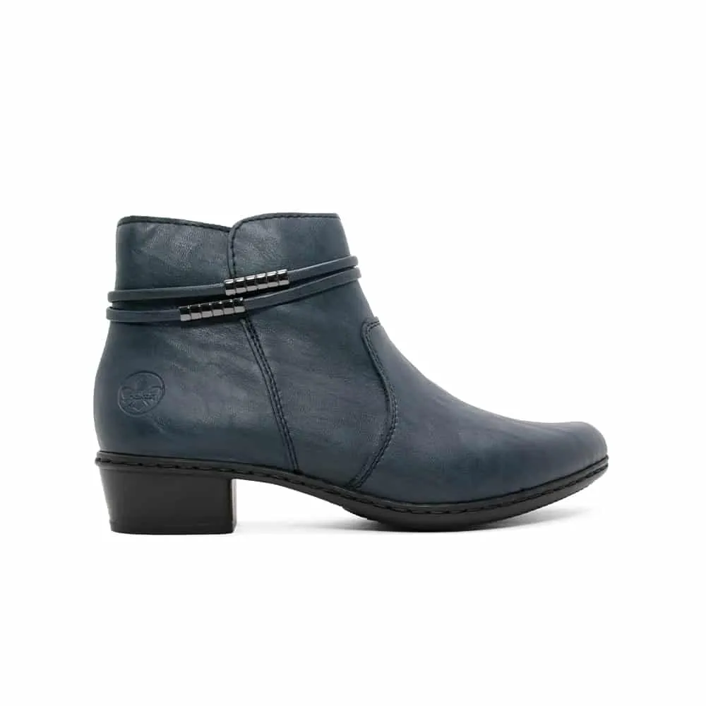 Rieker Women Universal Leather Heel Boots Y0781