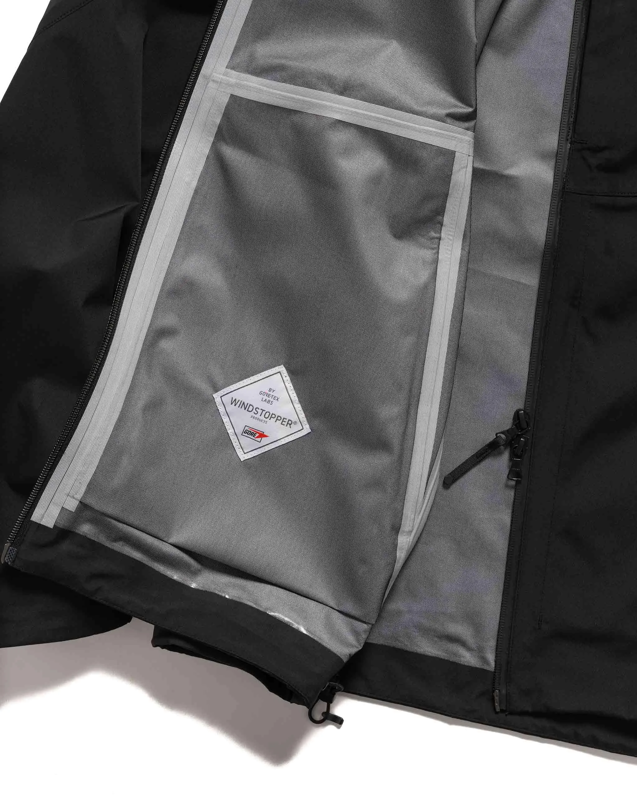 Rove Packable Jacket - GORE-TEX WINDSTOPPER 3L Tricot Black