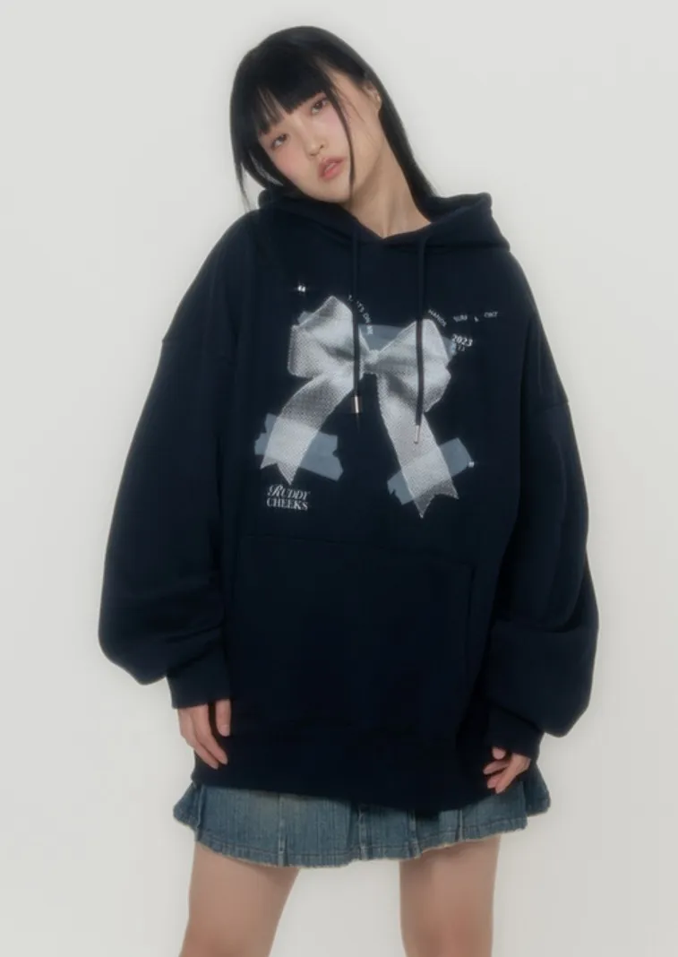 RUDDYCHEEKS  |Unisex Street Style Logo Hoodies & Sweatshirts