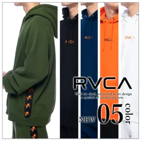 RVCA  |Long Sleeves Plain Logo Hoodies