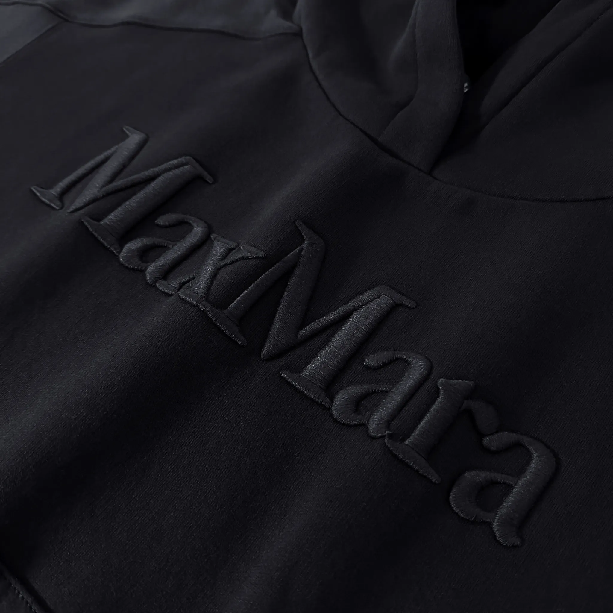 S Max Mara  |Long Sleeves Plain Cotton Logo Hoodies & Sweatshirts