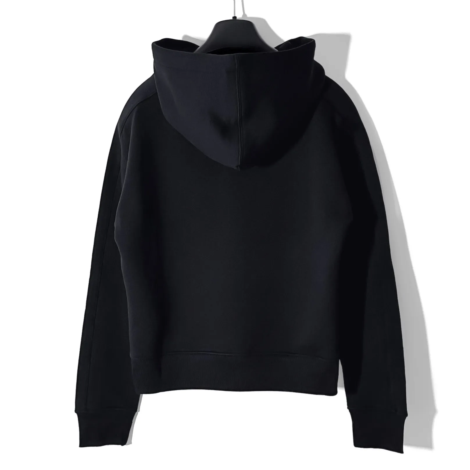 S Max Mara  |Long Sleeves Plain Cotton Logo Hoodies & Sweatshirts