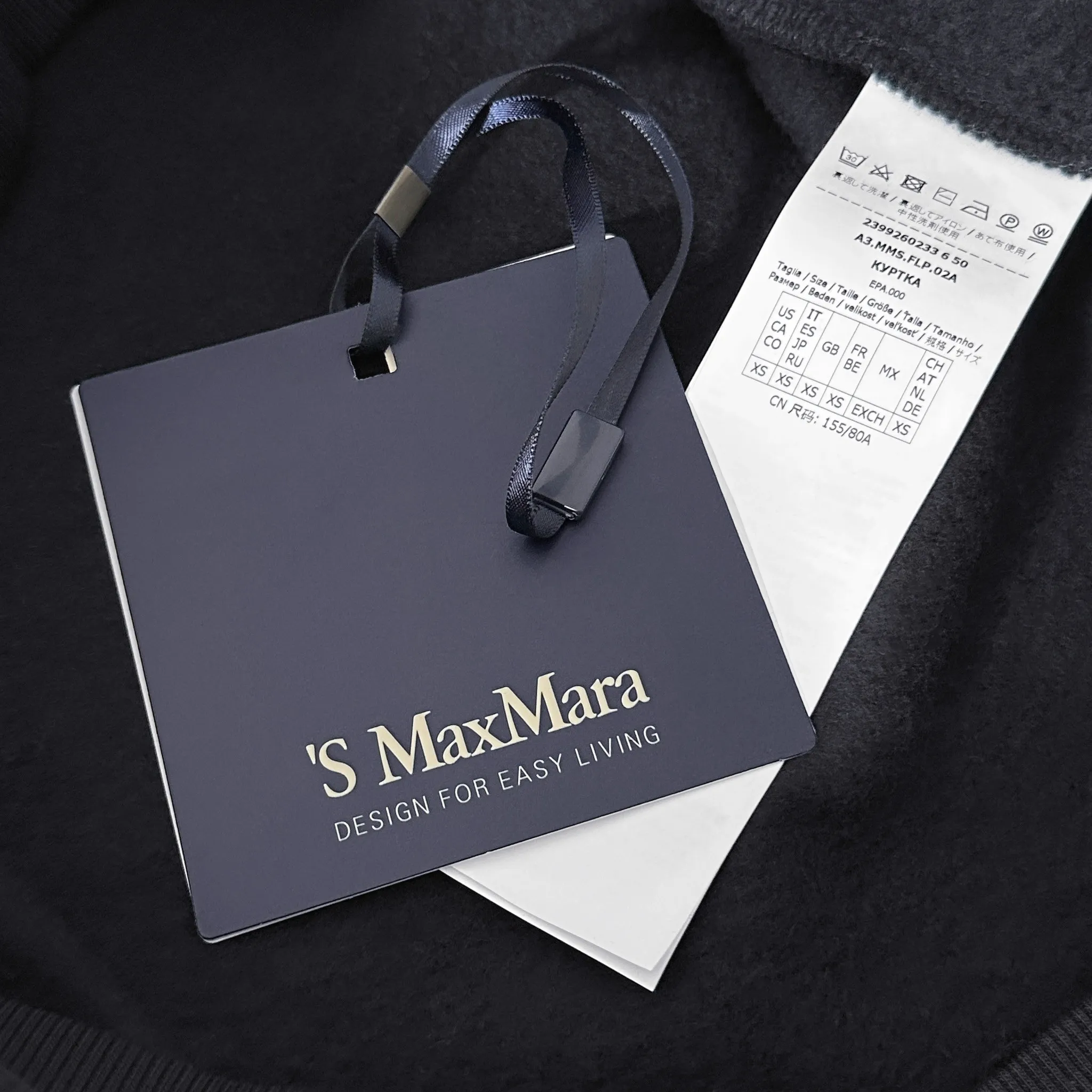 S Max Mara  |Long Sleeves Plain Cotton Logo Hoodies & Sweatshirts