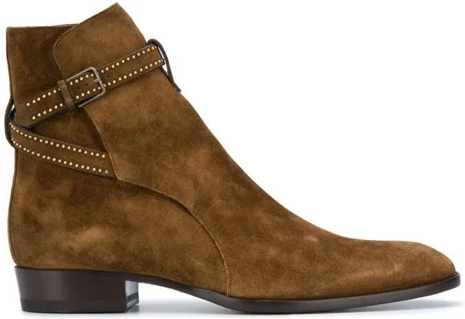 Saint Laurent Wyatt boots Brown