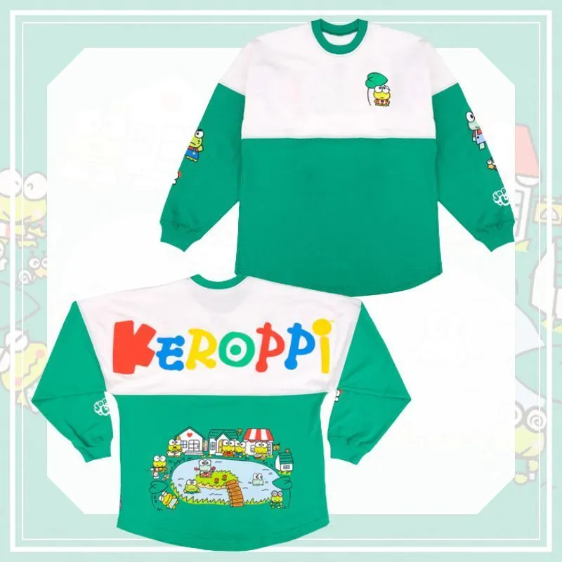 SANRIO  |Unisex U-Neck Collaboration Long Sleeves Cotton Logo